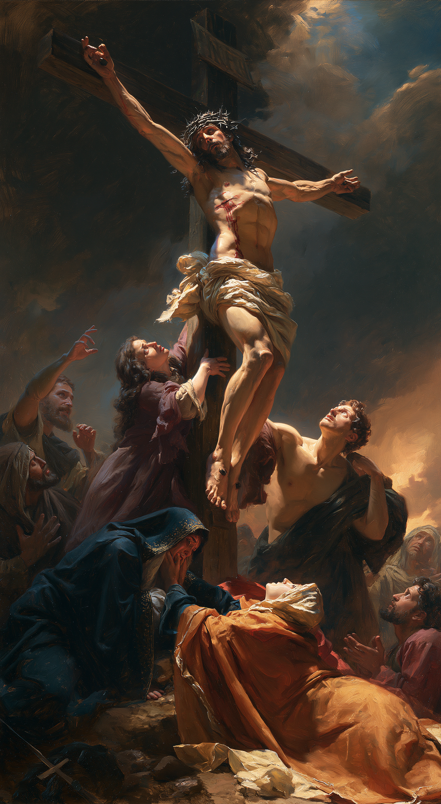 La Crucifixion — Explosion de mouvement · Portrait n° 7