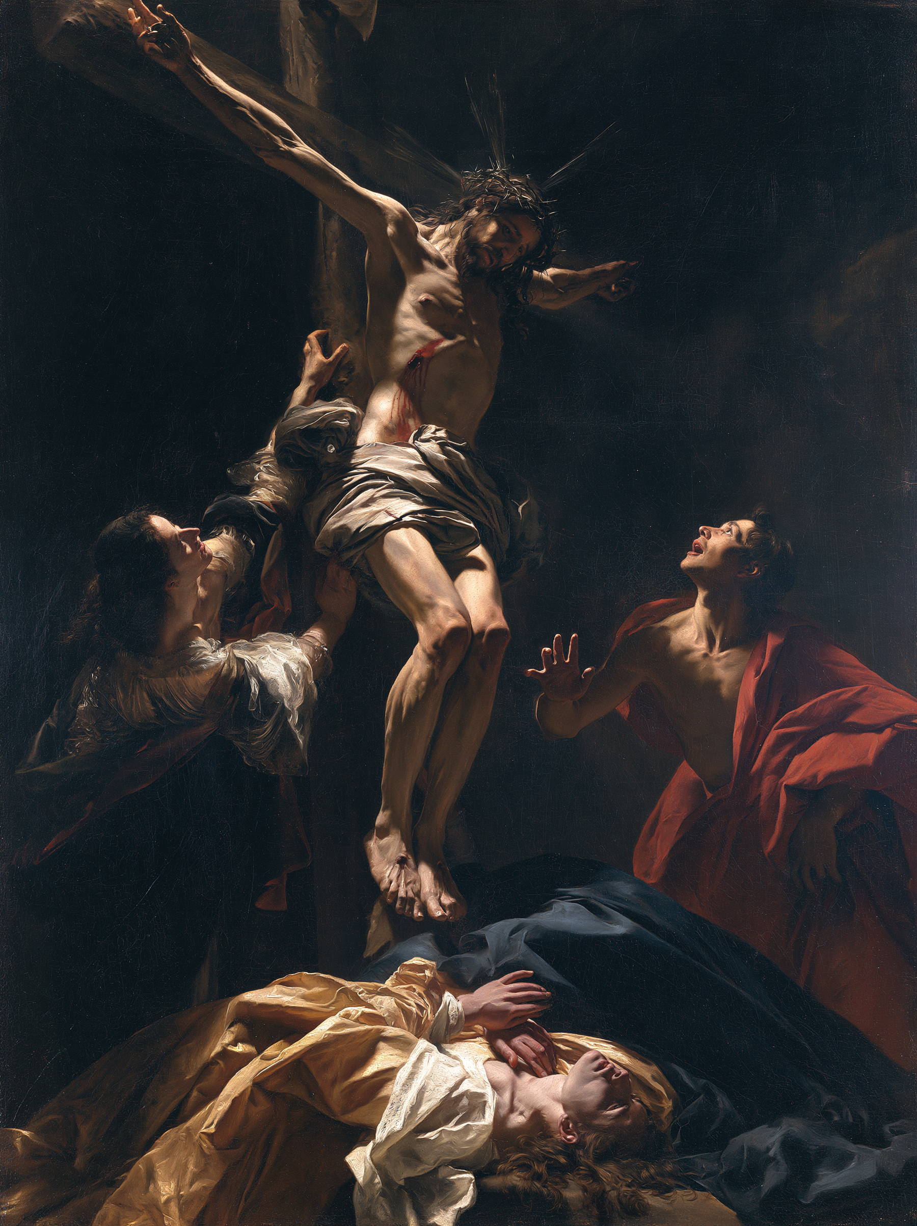 La Crucifixion — Explosion de mouvement · Portrait n° 15 — aperçu de la finition sélectionnée