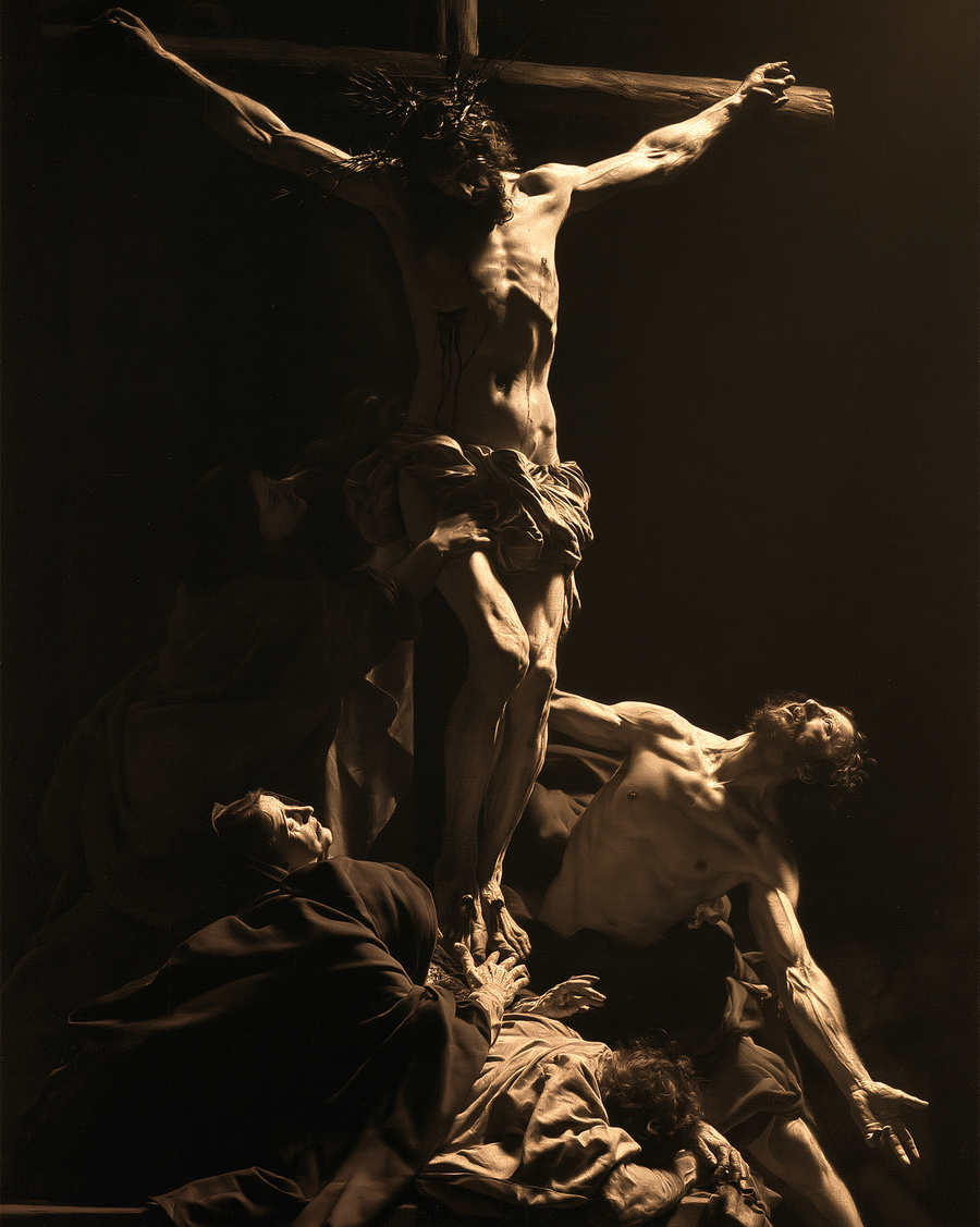 La Crucifixion — Explosion de mouvement · Portrait n° 17