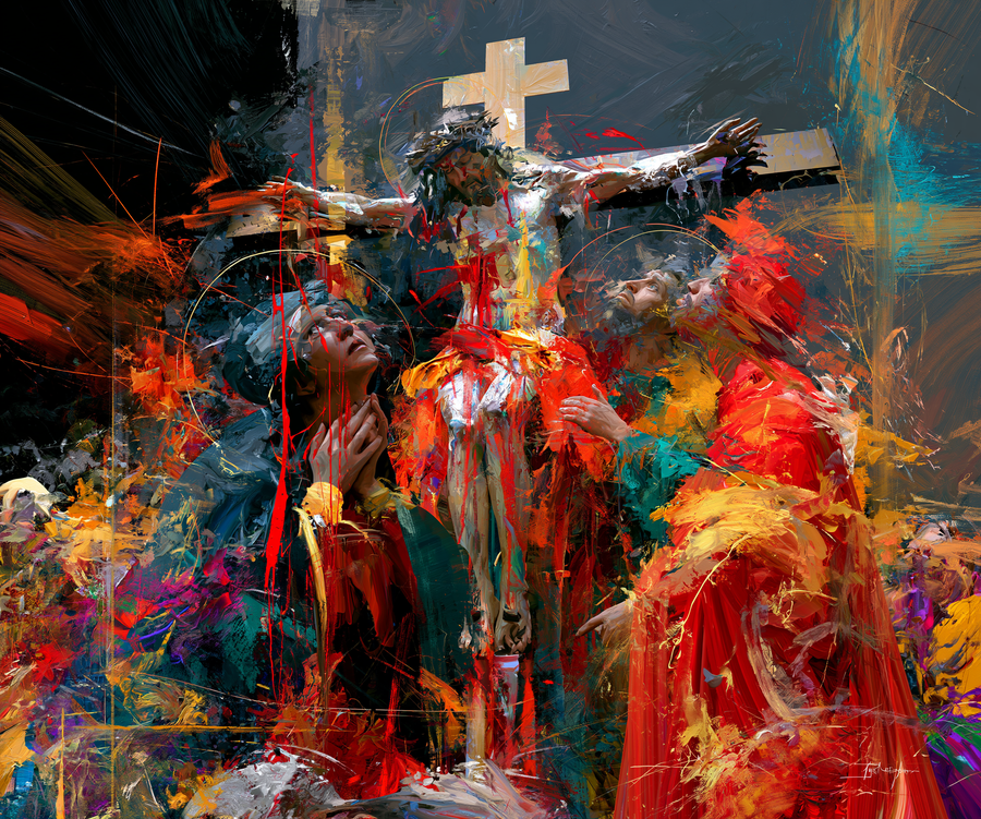 La Crucifixion — Expressionniste · Paysage n° 7
