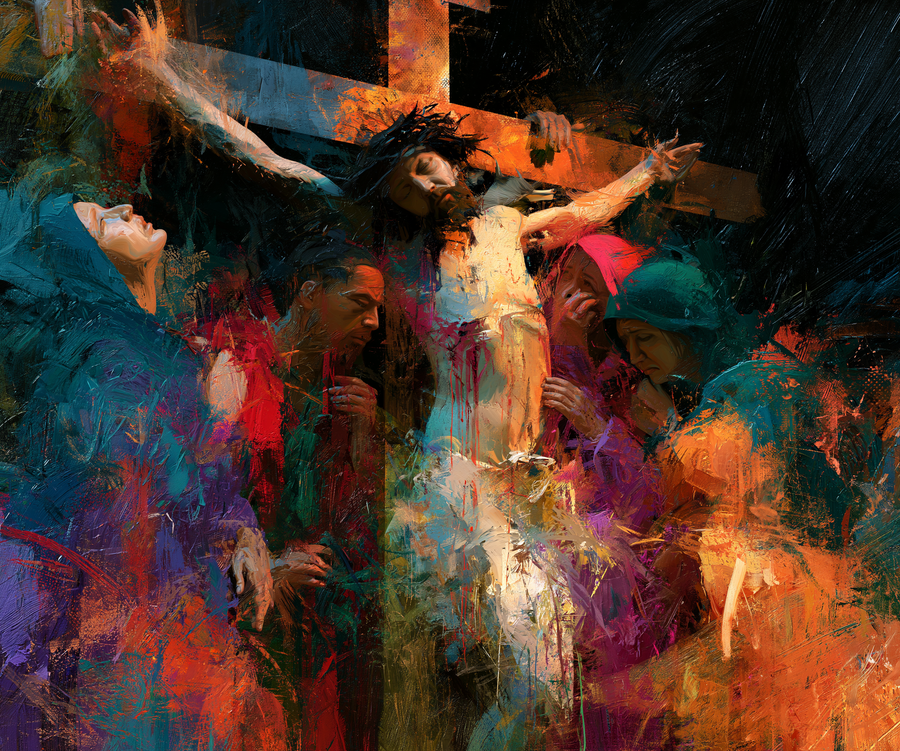 La Crucifixion — Expressionniste · Paysage n° 8