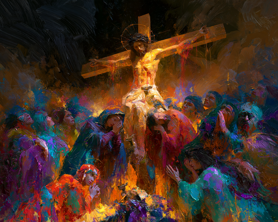 La Crucifixion — Expressionniste · Paysage n° 9