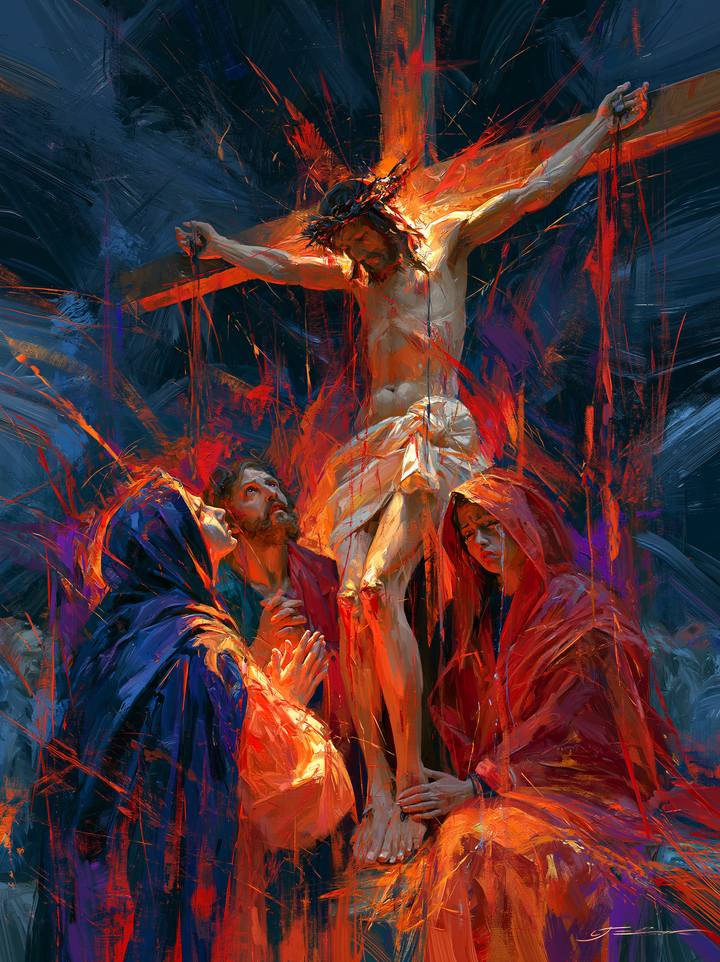 The Crucifixion - Expressionist · Portrait n° 20