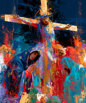 The Crucifixion - Expressionist · Portrait n° 25