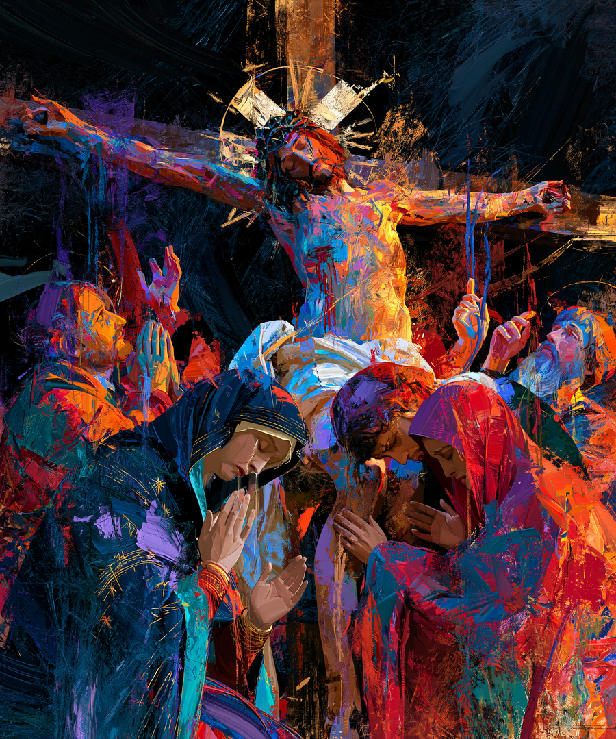 La Crucifixion — Expressionniste · Portrait n° 27