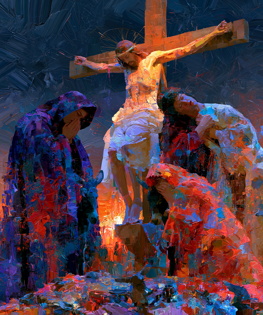 La Crucifixion — Expressionniste · Portrait n° 28