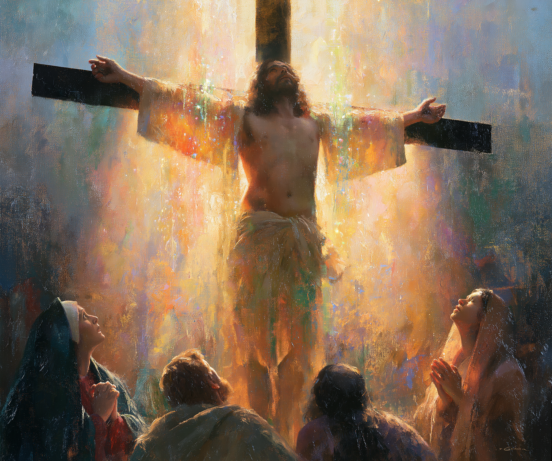 La Crucifixion — Impressionniste · Paysage n° 2 — aperçu de la finition sélectionnée