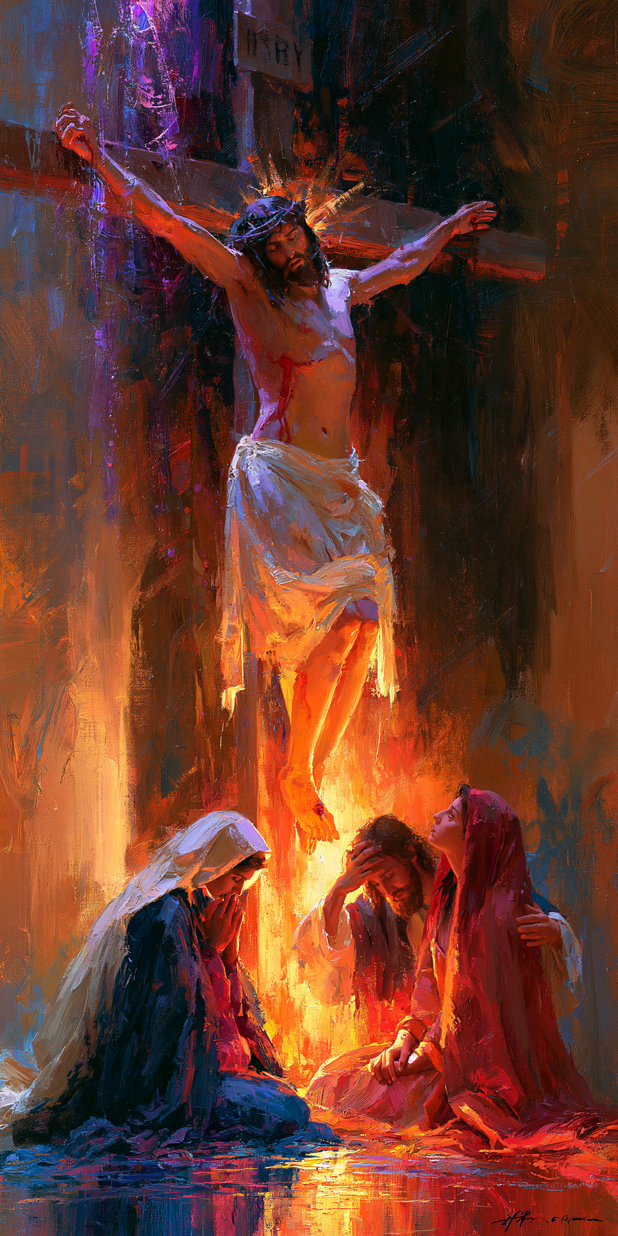 La Crucifixion — Impressionniste · Portrait n° 1
