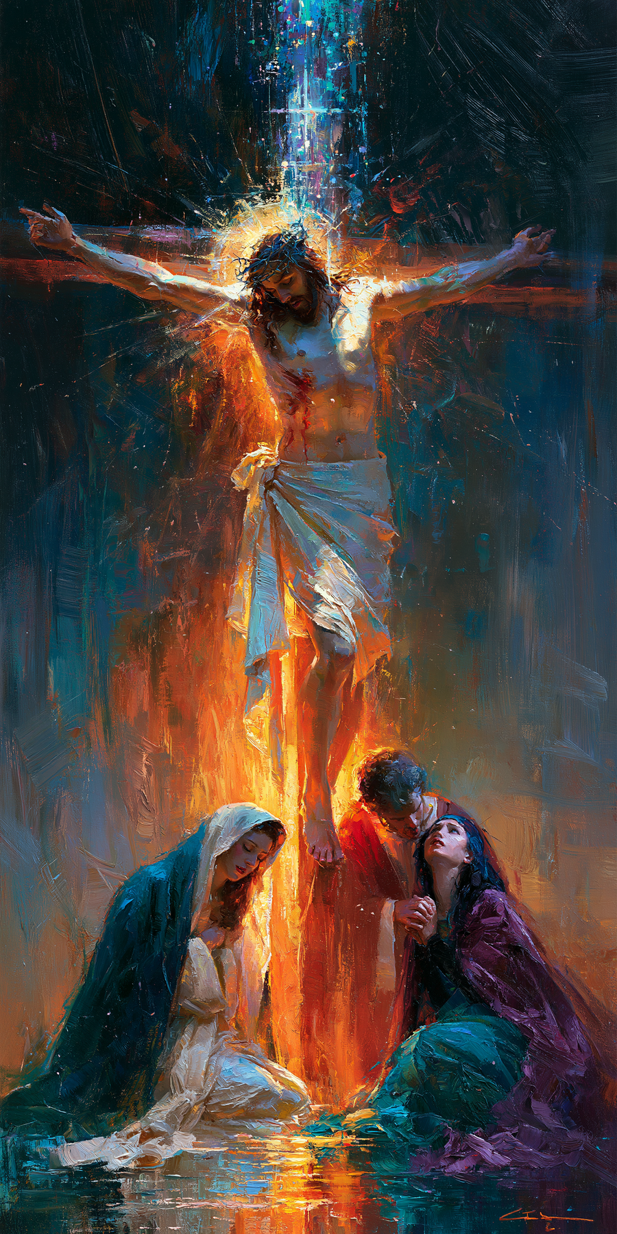 La Crucifixion — Impressionniste · Portrait n° 2