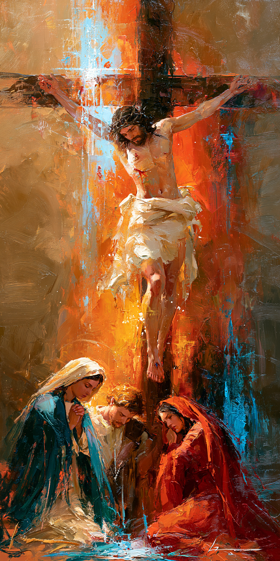 La Crucifixion — Impressionniste · Portrait n° 3
