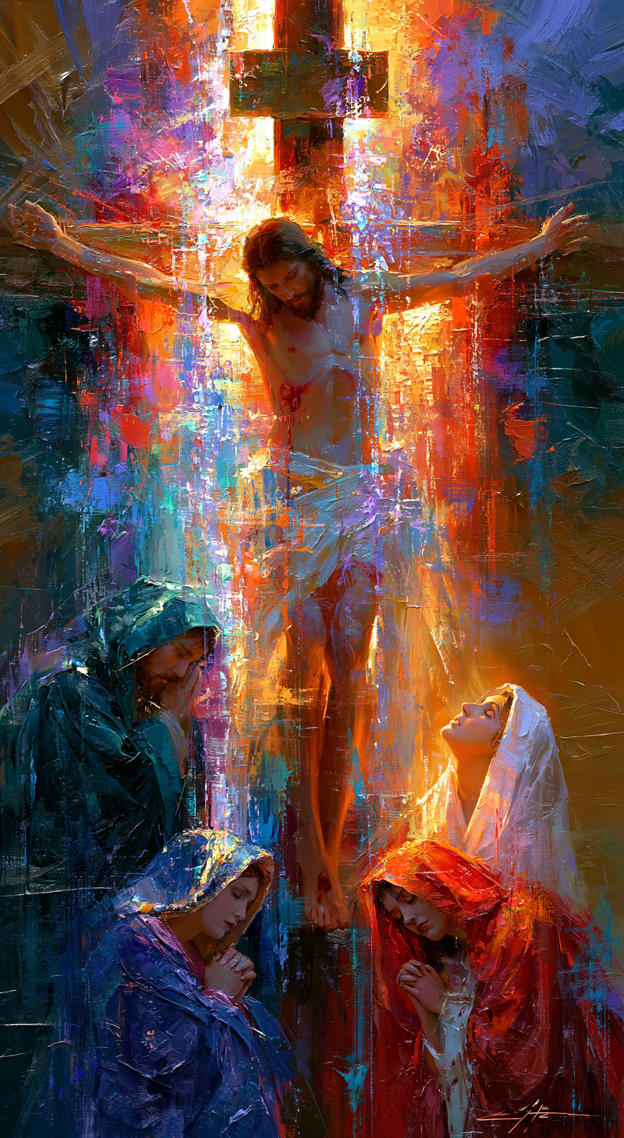 La Crucifixion — Impressionniste · Portrait n° 6