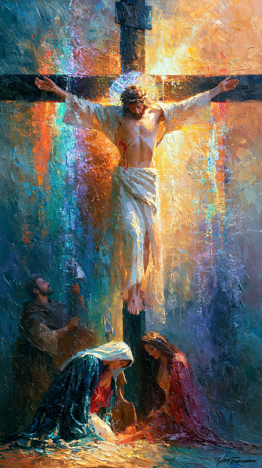 La Crucifixion — Impressionniste · Portrait n° 9