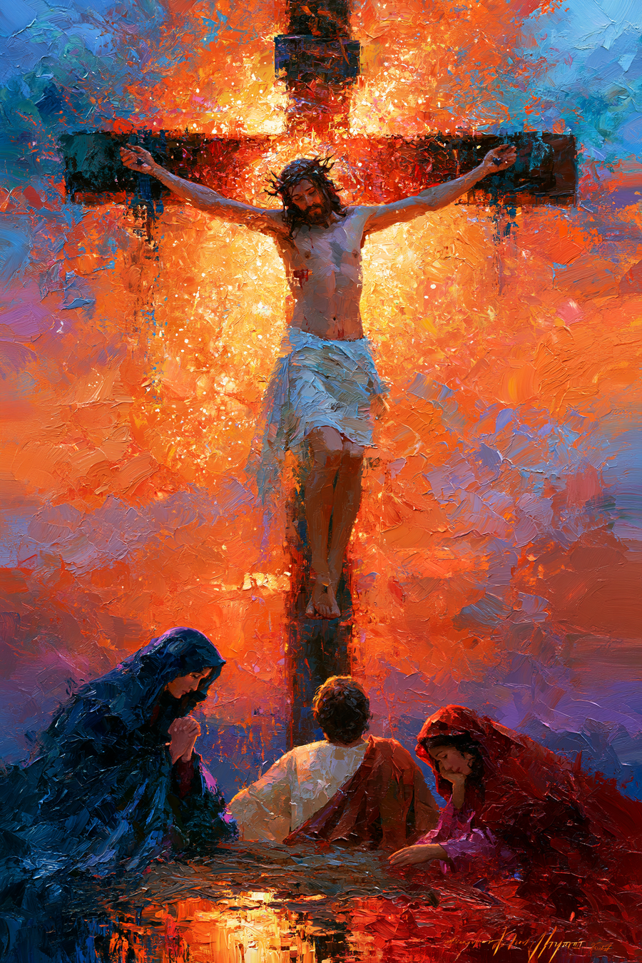 La Crucifixion — Impressionniste · Portrait n° 13