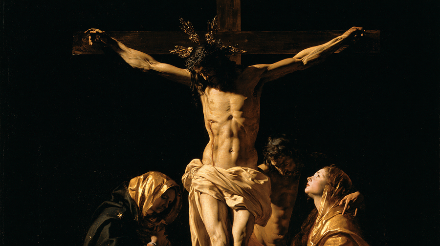 La Crucifixion — Noir et or · Paysage n° 9