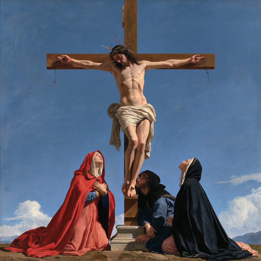 La Crucifixion — Renaissance florentine · Carré n° 5