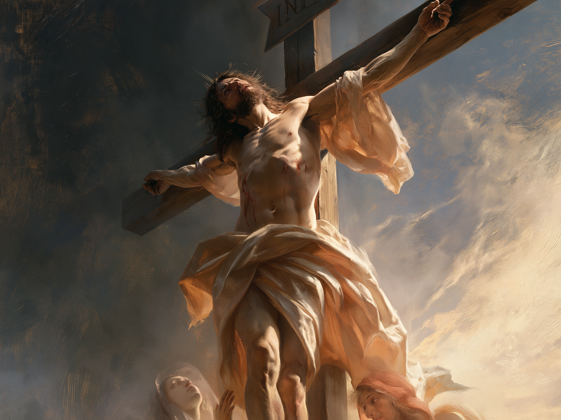 La Crucifixion — Renaissance florentine · Paysage n° 9 — aperçu de la finition sélectionnée