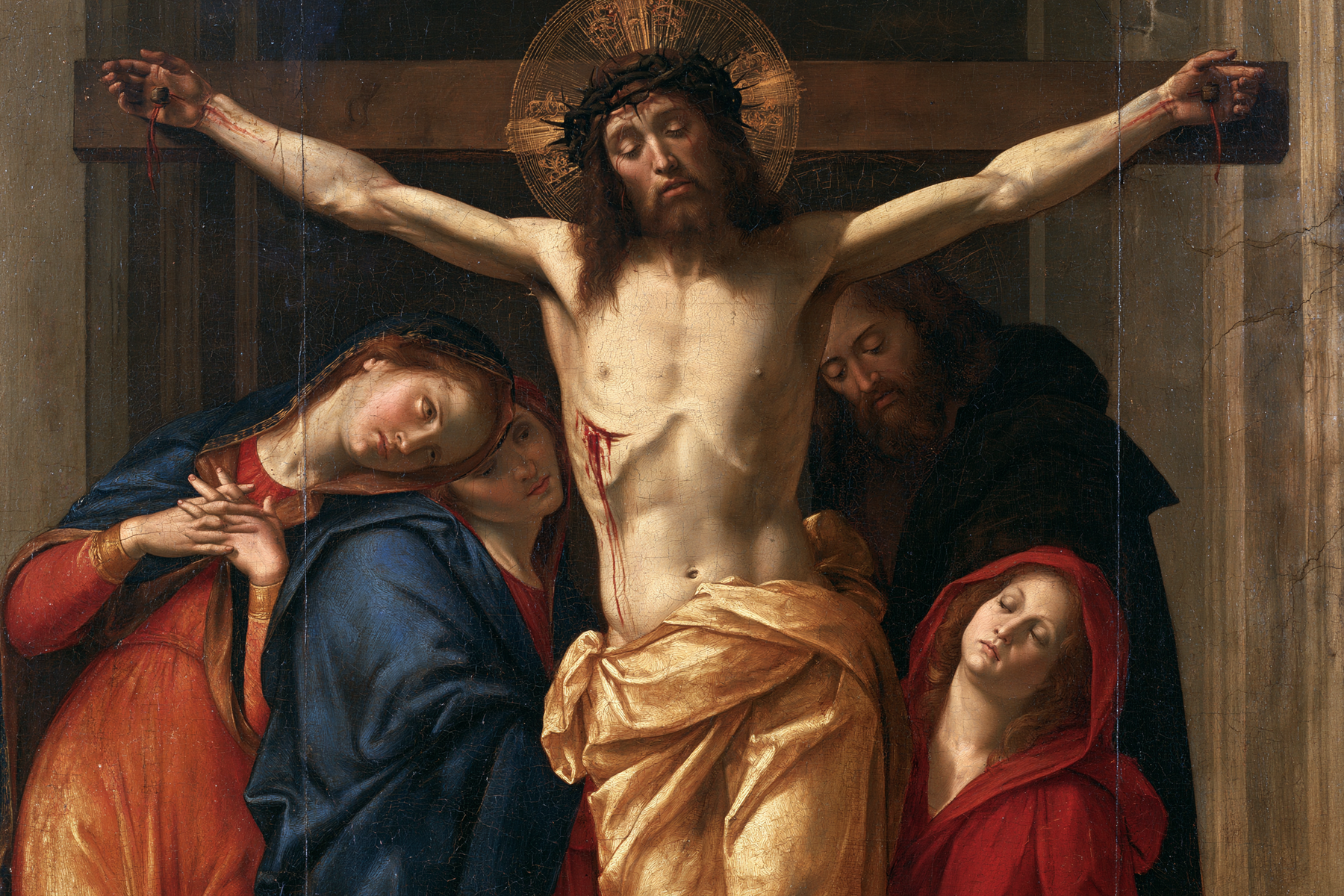 La Crucifixion — Renaissance florentine · Paysage n° 14 — aperçu de la finition sélectionnée