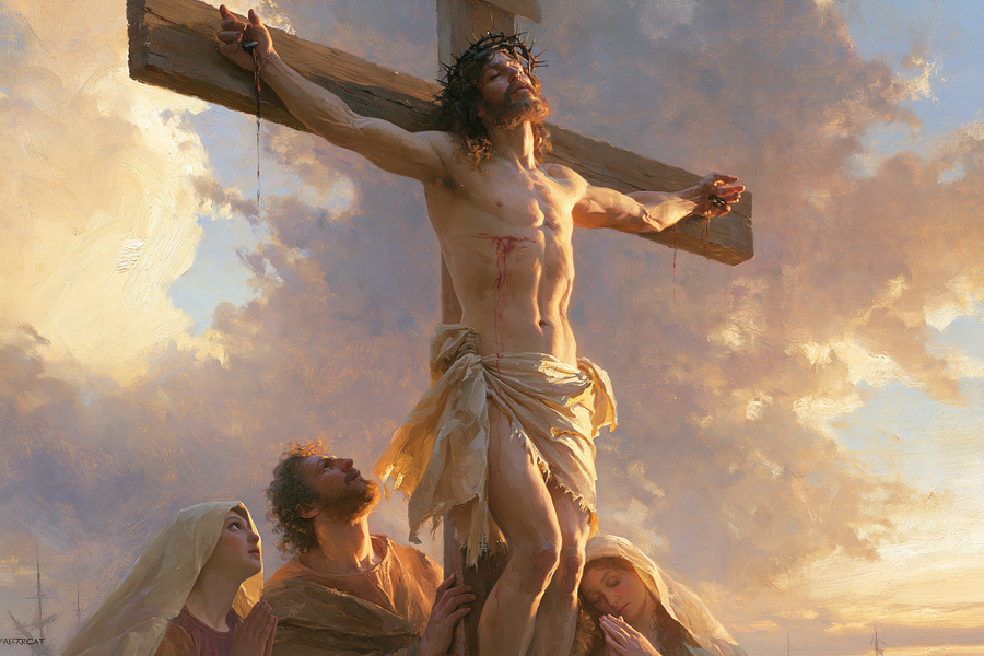 La Crucifixion — Renaissance florentine · Paysage n° 15