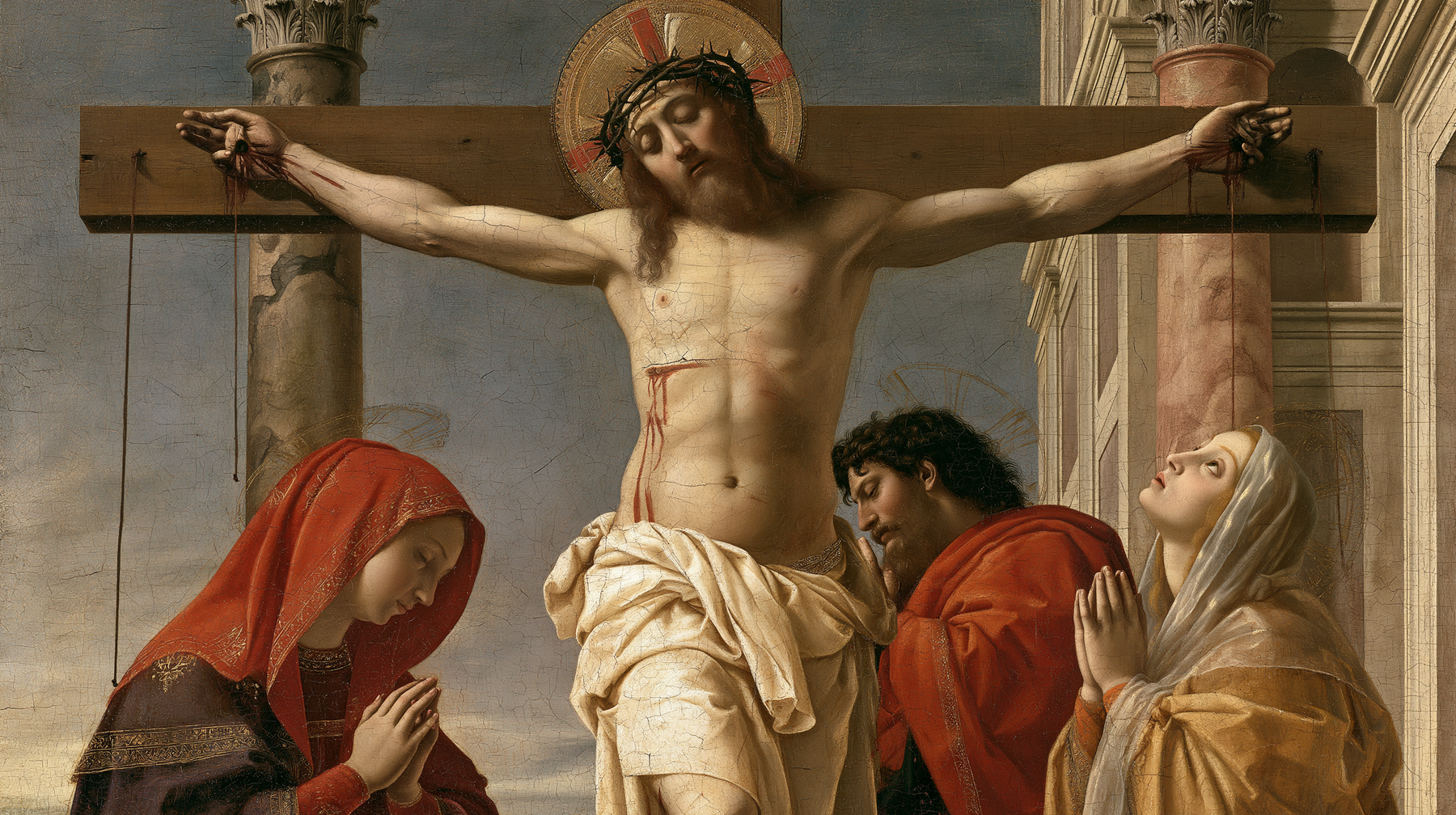 La Crucifixion — Renaissance florentine · Paysage n° 19 — aperçu de la finition sélectionnée