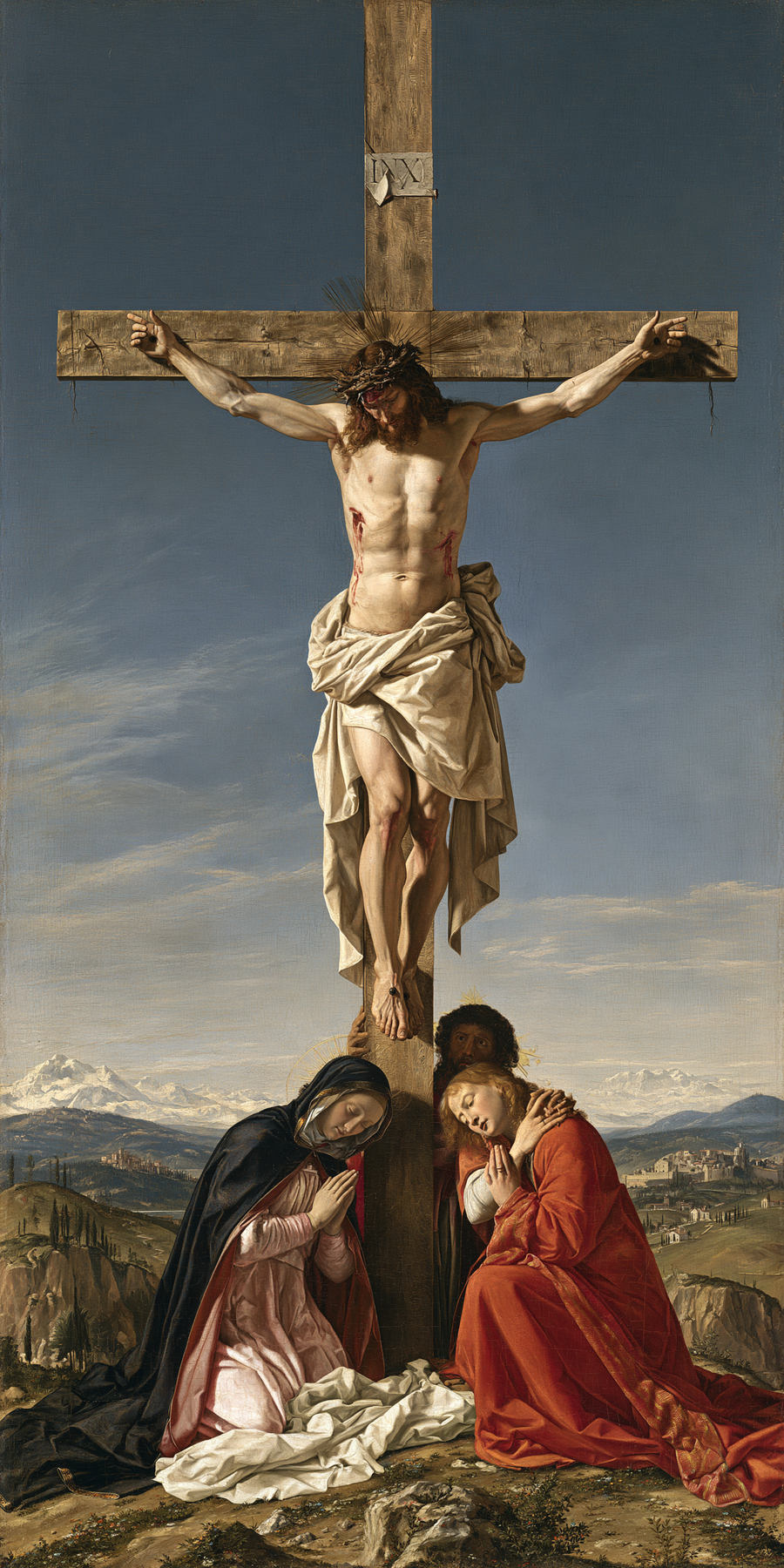 La Crucifixion — Renaissance florentine · Portrait n° 1