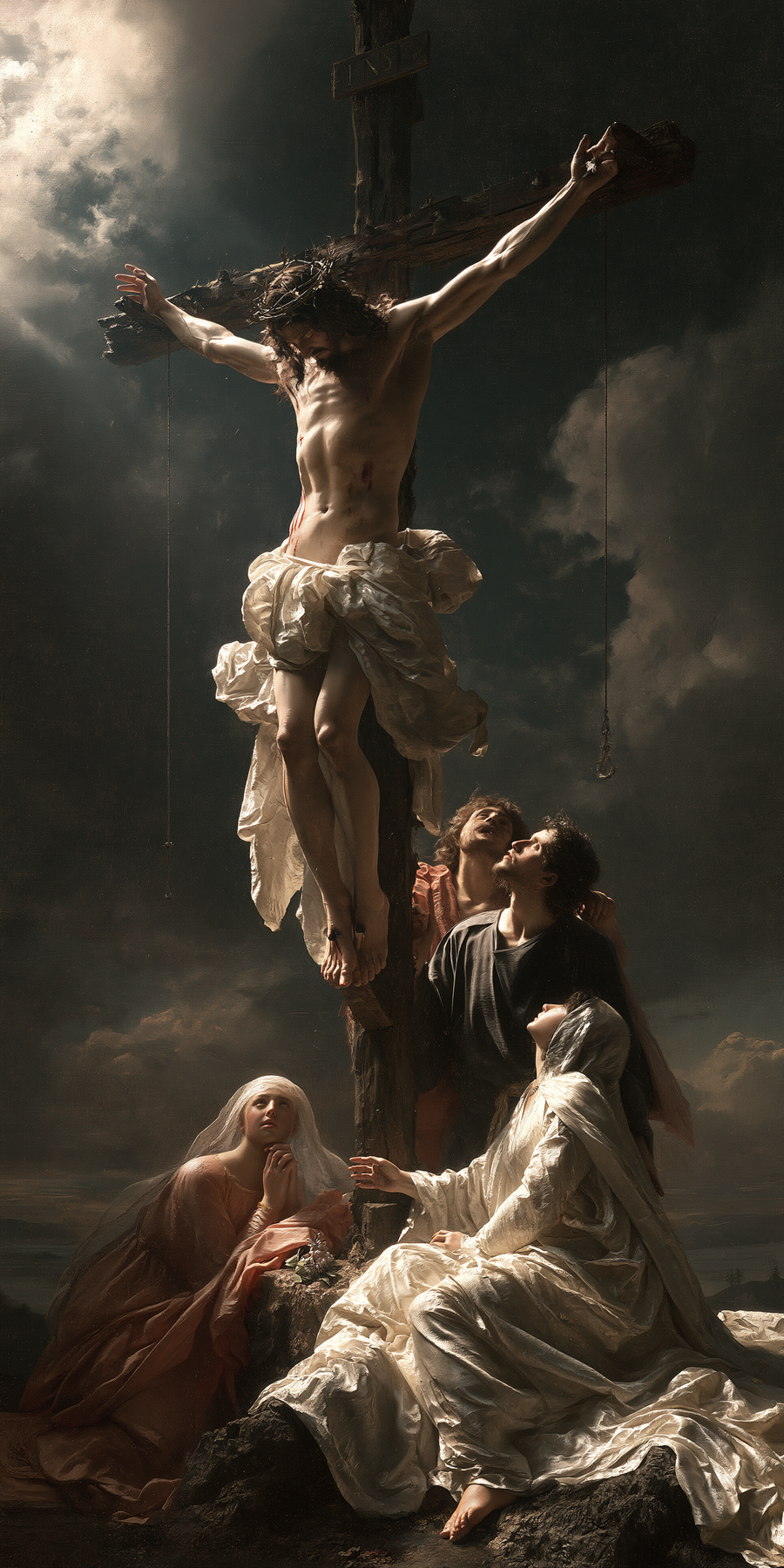 La Crucifixion — Renaissance florentine · Portrait n° 2