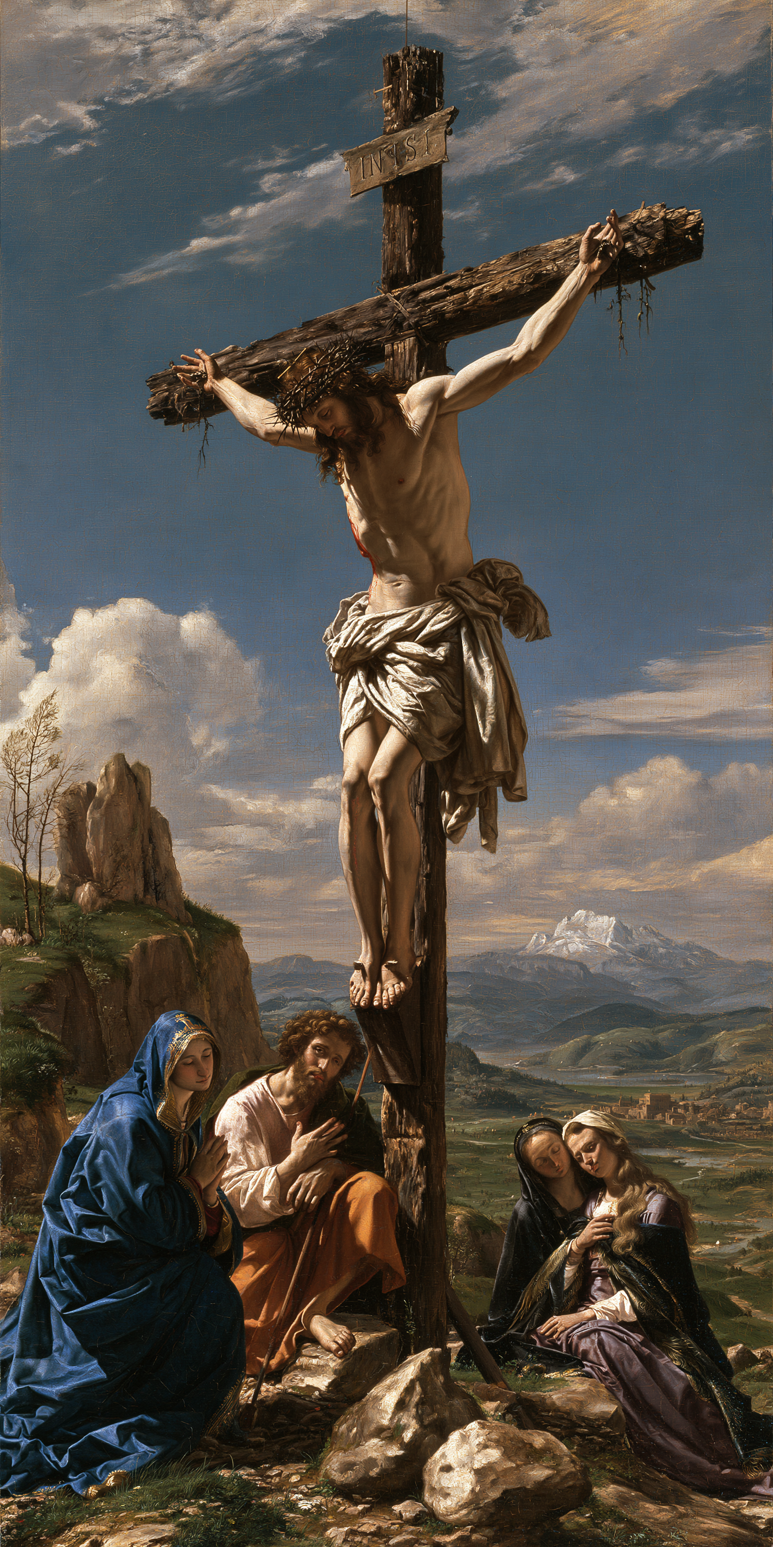 La Crucifixion — Renaissance florentine · Portrait n° 3 — aperçu de la finition sélectionnée