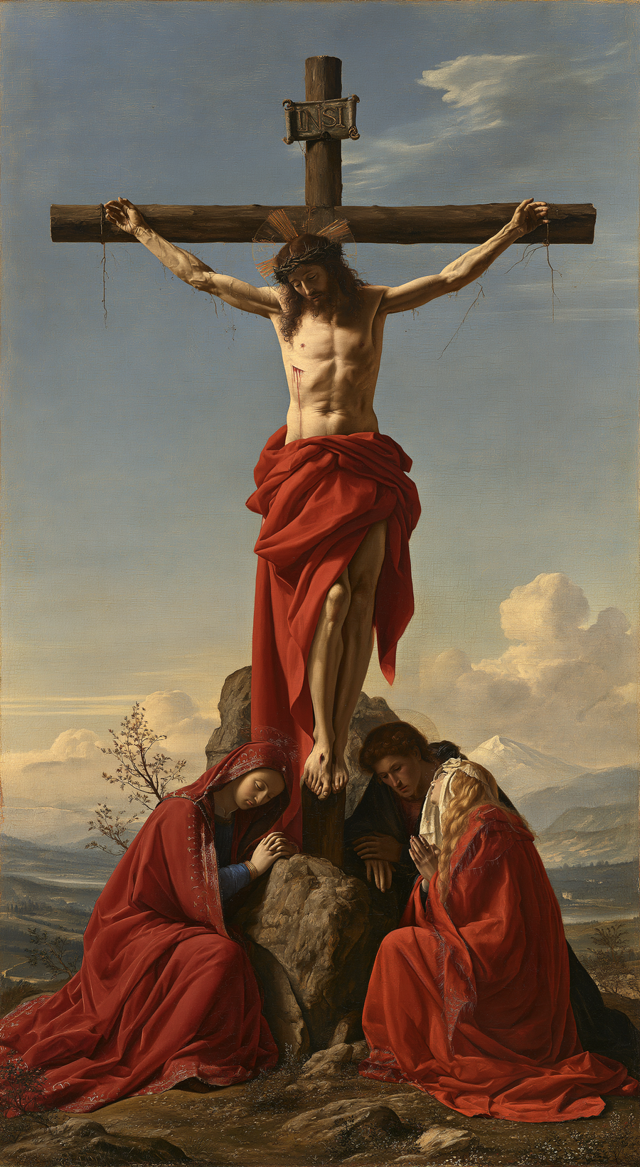 La Crucifixion — Renaissance florentine · Portrait n° 5