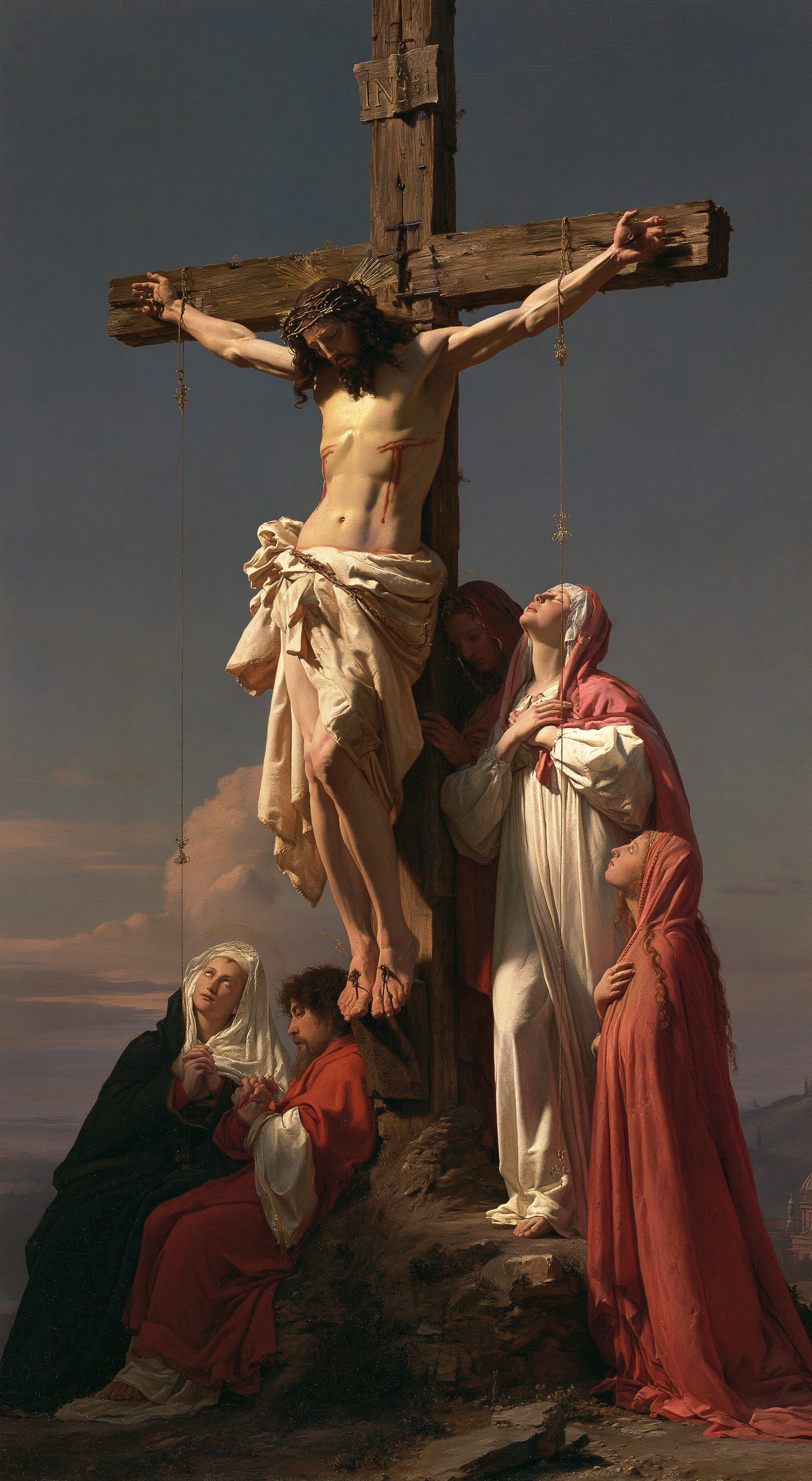 La Crucifixion — Renaissance florentine · Portrait n° 6 — aperçu de la finition sélectionnée