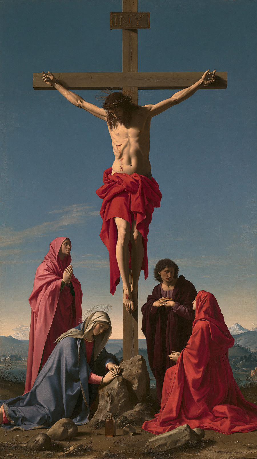 La Crucifixion — Renaissance florentine · Portrait n° 9