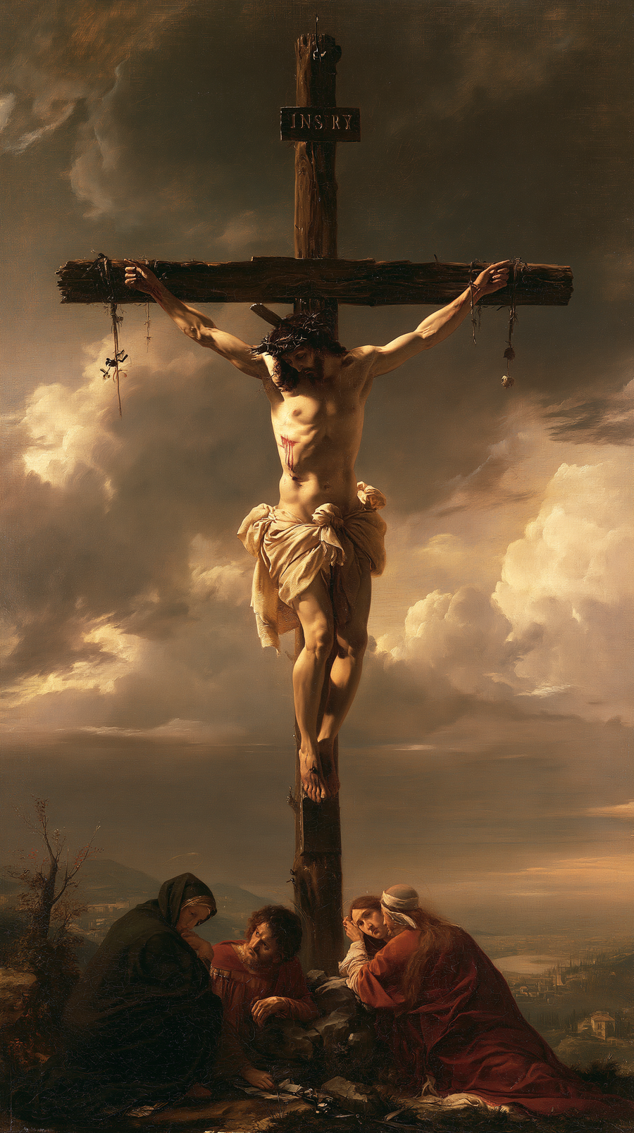 La Crucifixion — Renaissance florentine · Portrait n° 10