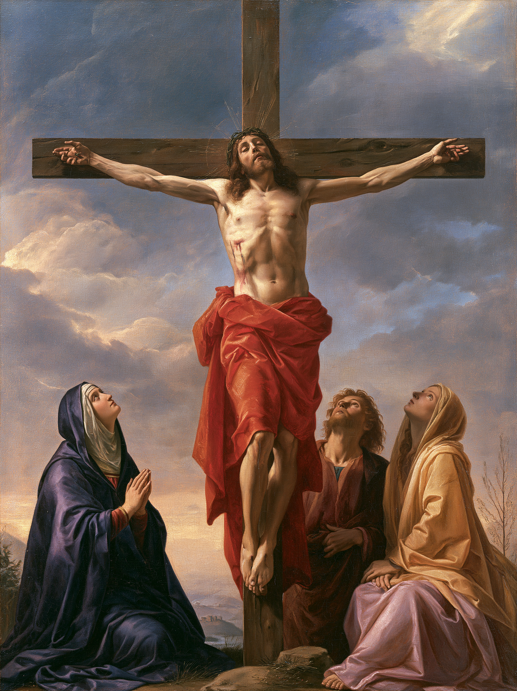 La Crucifixion — Renaissance florentine · Portrait n° 18 — aperçu de la finition sélectionnée