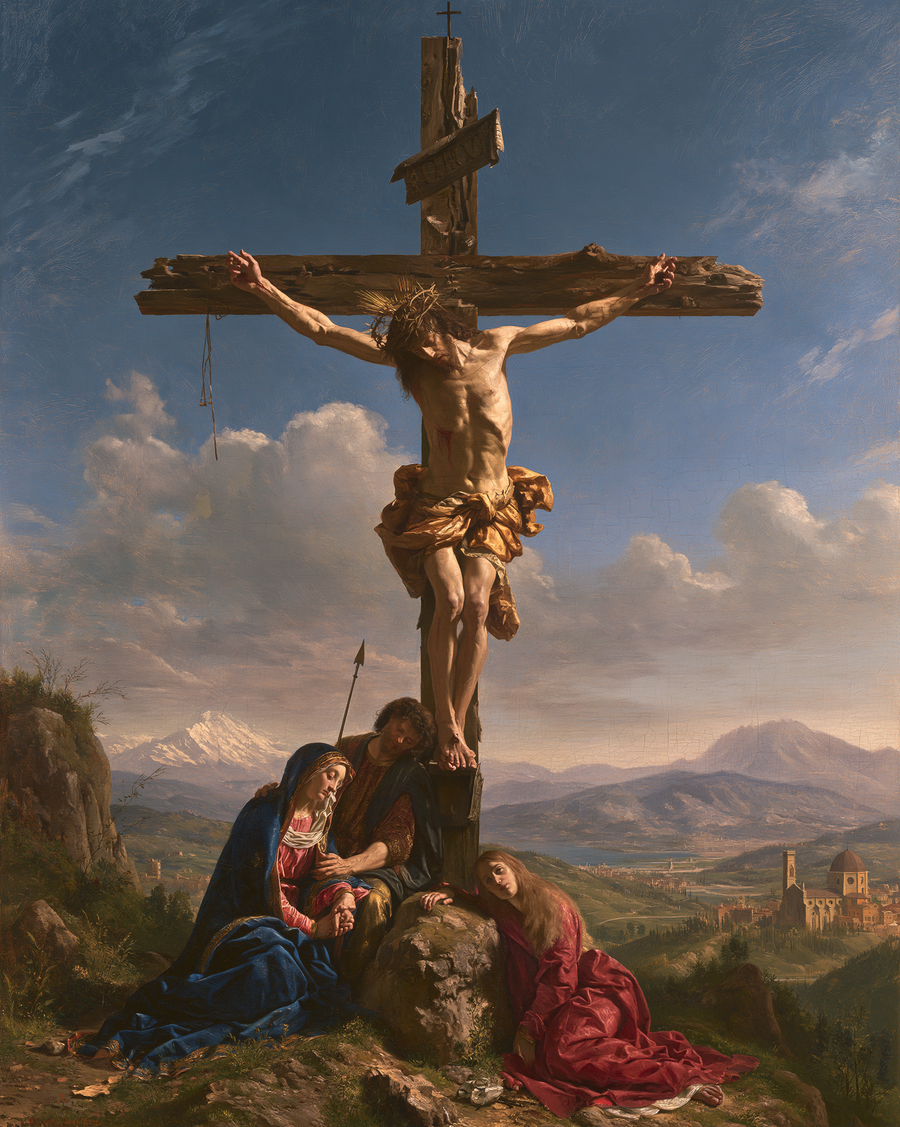 La Crucifixion — Renaissance florentine · Portrait n° 20