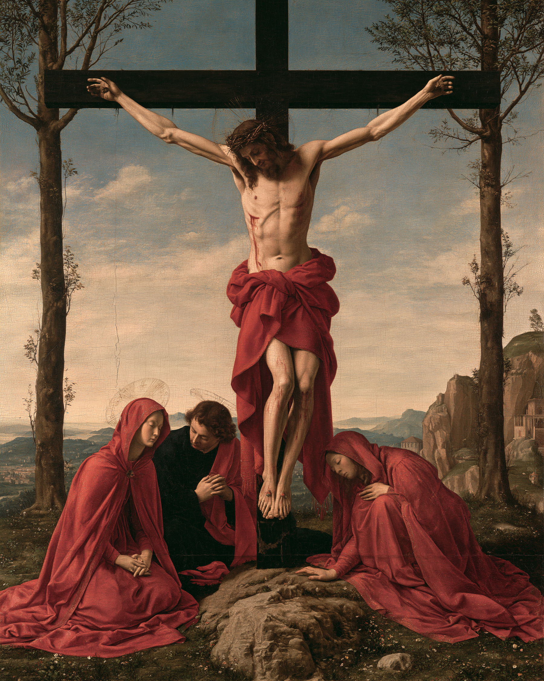 La Crucifixion — Renaissance florentine · Portrait n° 21 — aperçu de la finition sélectionnée