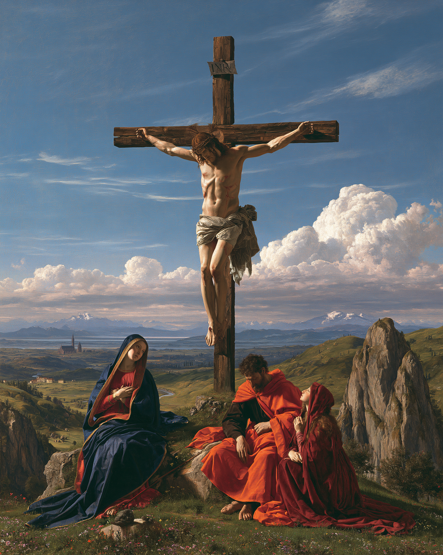 La Crucifixion — Renaissance florentine · Portrait n° 22