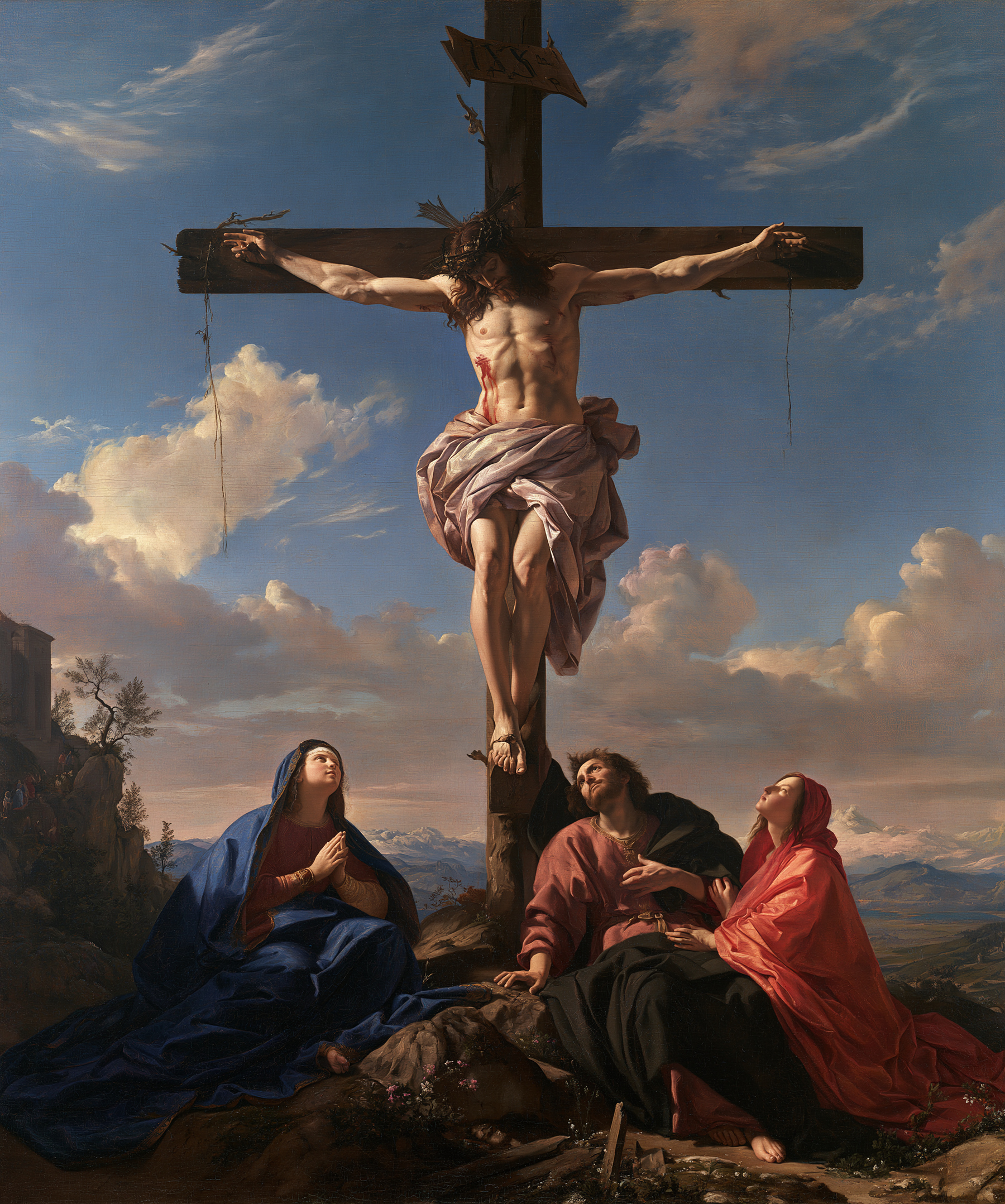 La Crucifixion — Renaissance florentine · Portrait n° 24 — aperçu de la finition sélectionnée