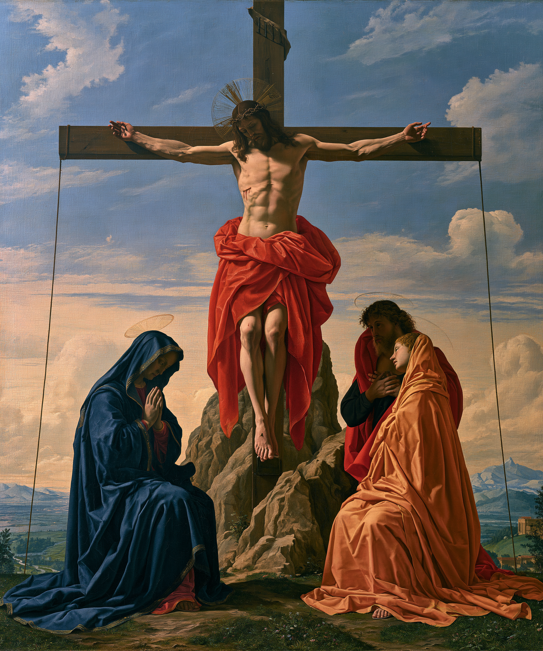 La Crucifixion — Renaissance florentine · Portrait n° 26 — aperçu de la finition sélectionnée