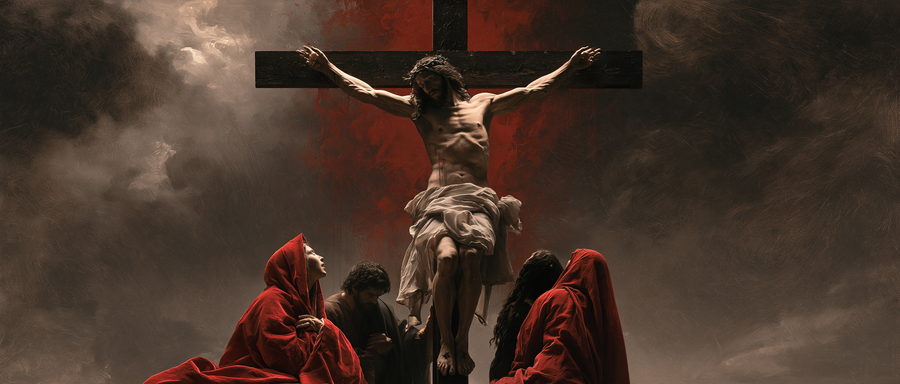 La Crucifixion — Rouge du sacrifice · Paysage n° 17