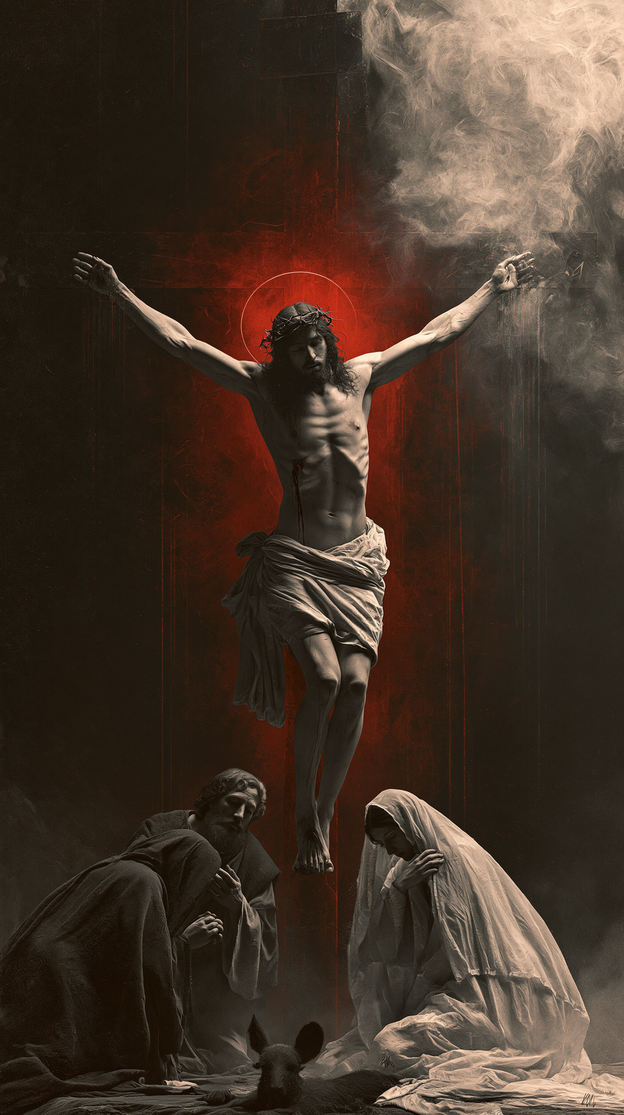 La Crucifixion — Rouge du sacrifice · Portrait n° 9