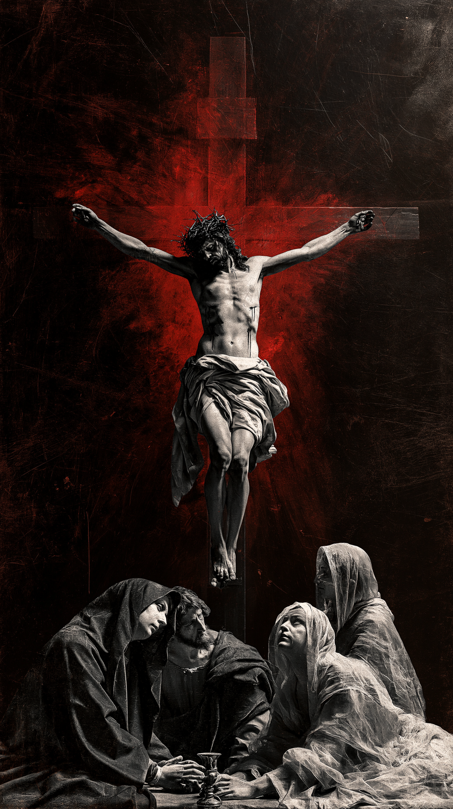 La Crucifixion — Rouge du sacrifice · Portrait n° 10