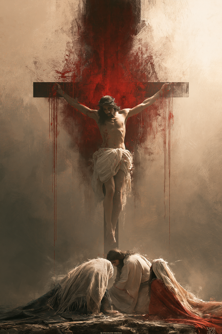 La Crucifixion — Rouge du sacrifice · Portrait n° 14