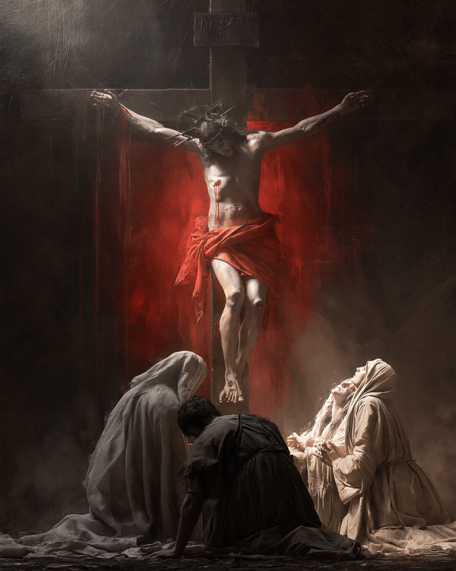 La Crucifixion — Rouge du sacrifice · Portrait n° 20