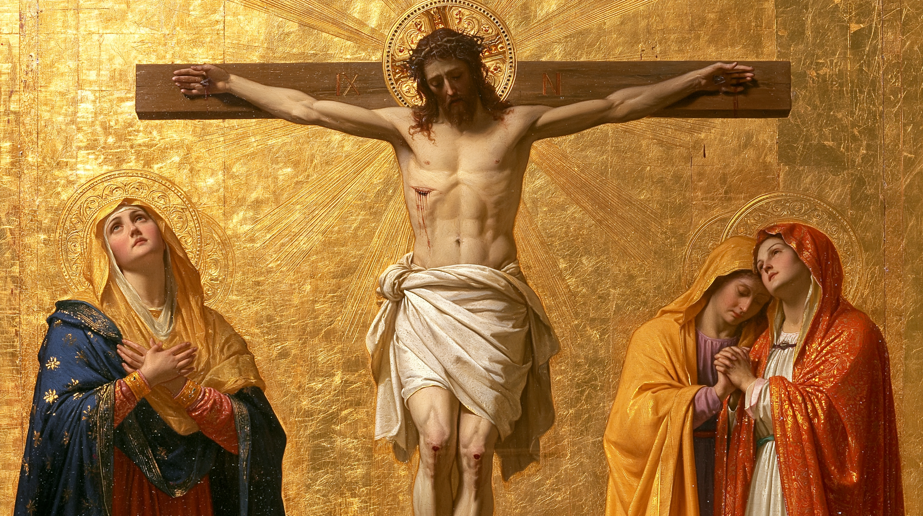 La Crucifixion — Sacré doré · Paysage n° 1 — aperçu de la finition sélectionnée