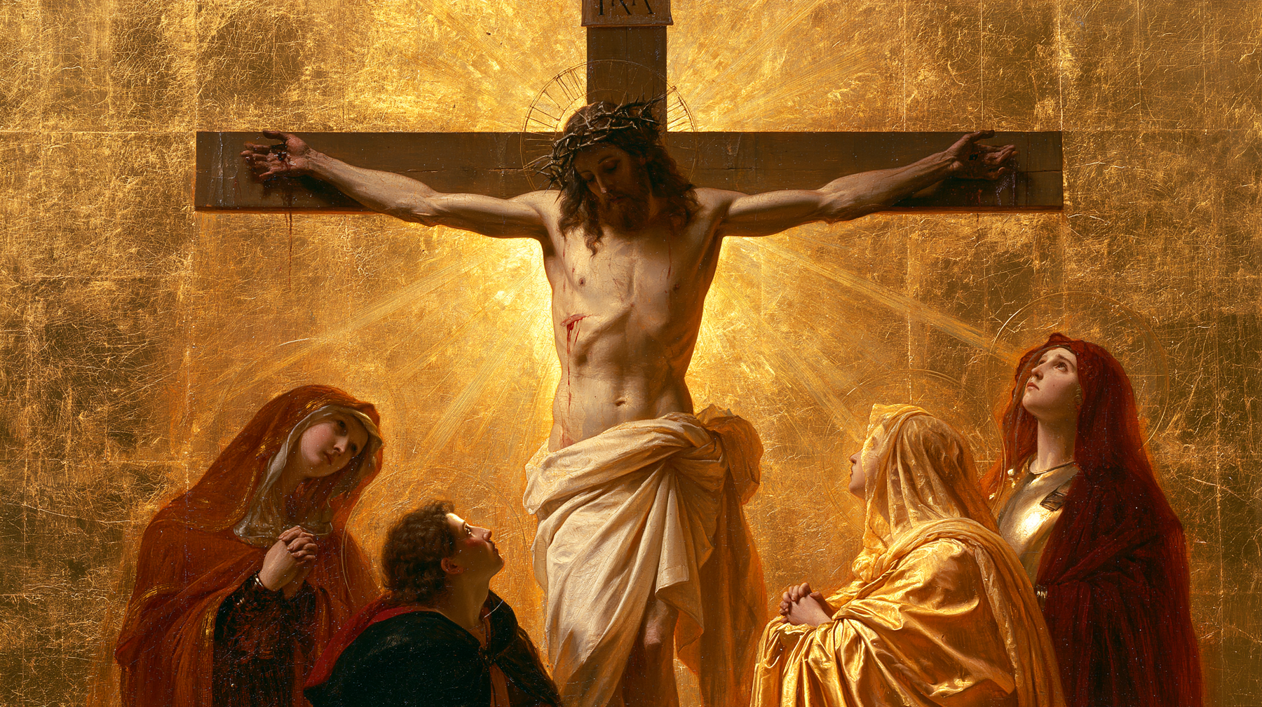 La Crucifixion — Sacré doré · Paysage n° 2 — aperçu de la finition sélectionnée