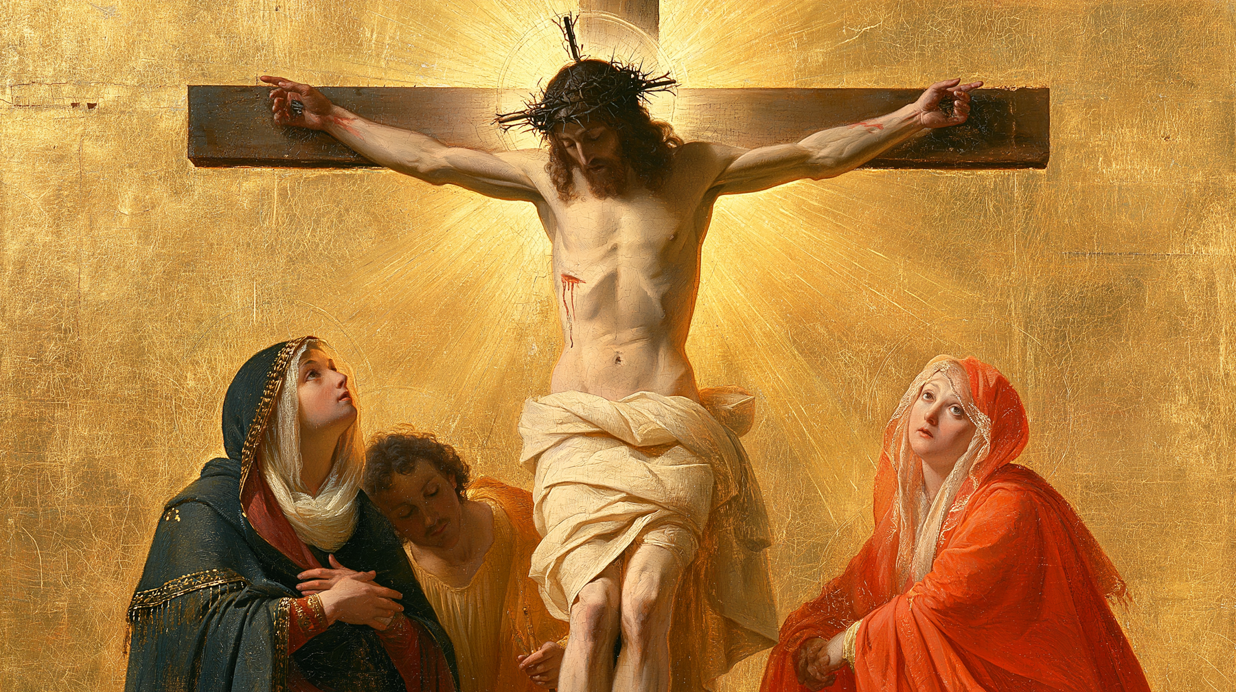 La Crucifixion — Sacré doré · Paysage n° 4 — aperçu de la finition sélectionnée