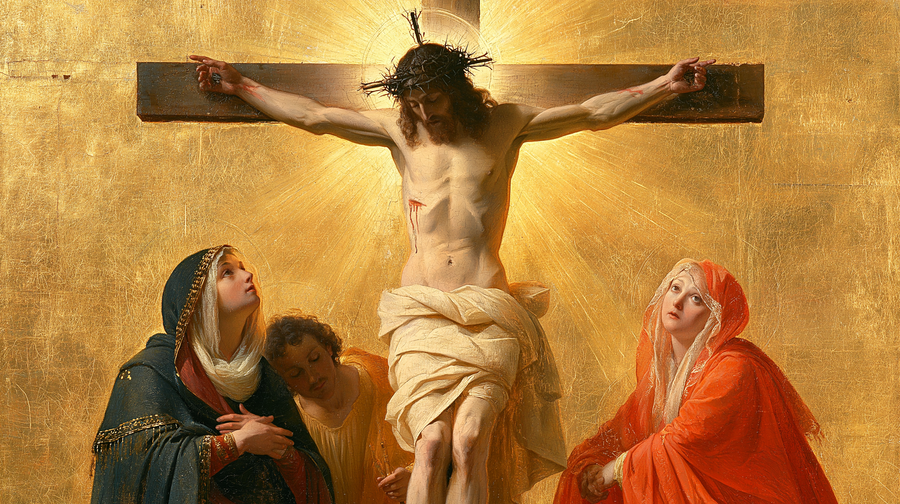 La Crucifixion — Sacré doré · Paysage n° 4