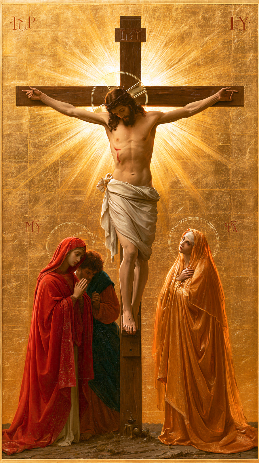 La Crucifixion — Sacré doré · Portrait n° 2
