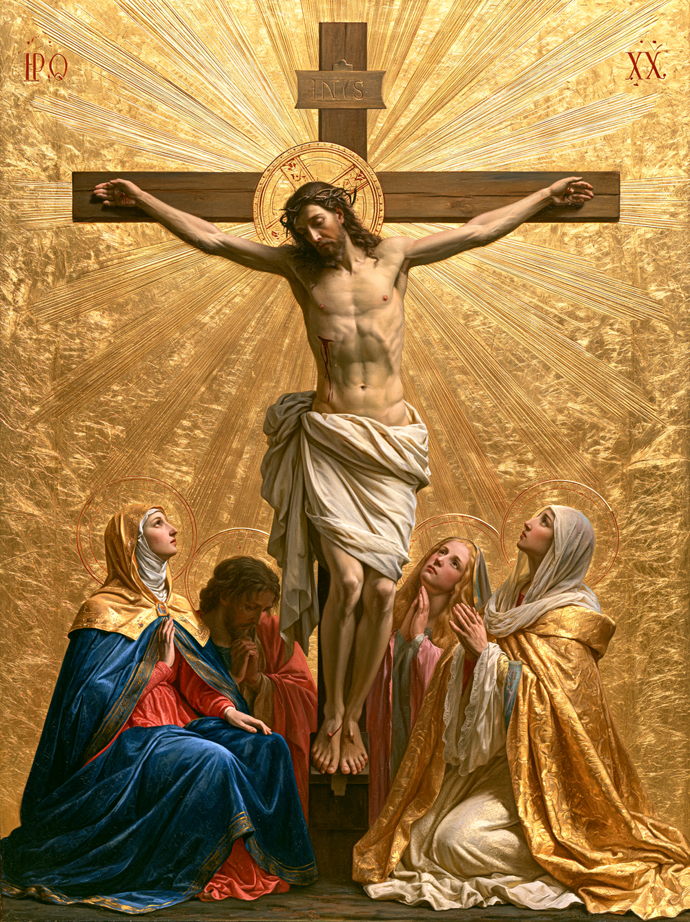 The Crucifixion - Sacred Gold · Portrait n° 9 - Christian art