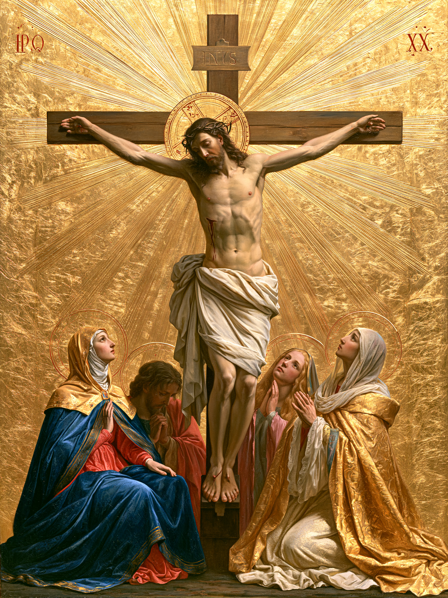 La Crucifixion — Sacré doré · Portrait n° 9