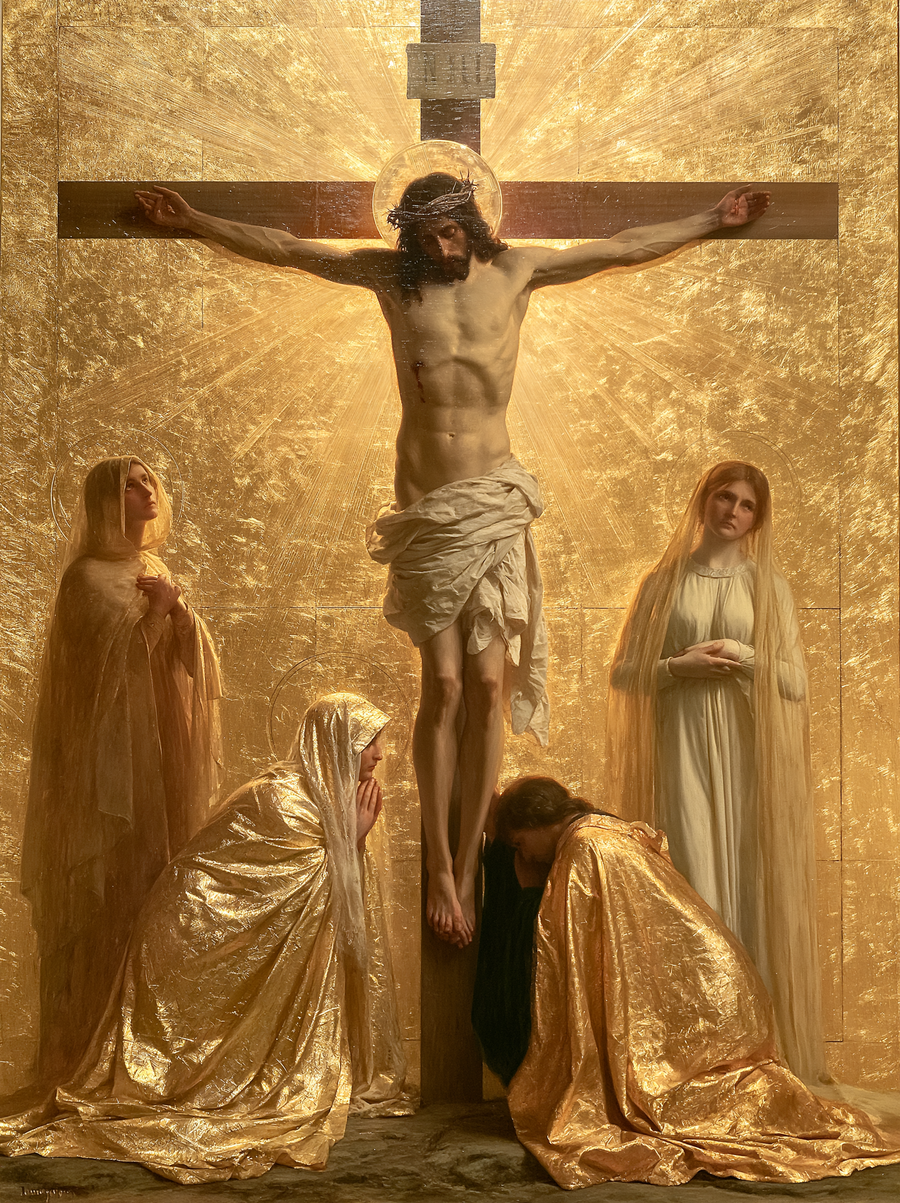 La Crucifixion — Sacré doré · Portrait n° 10