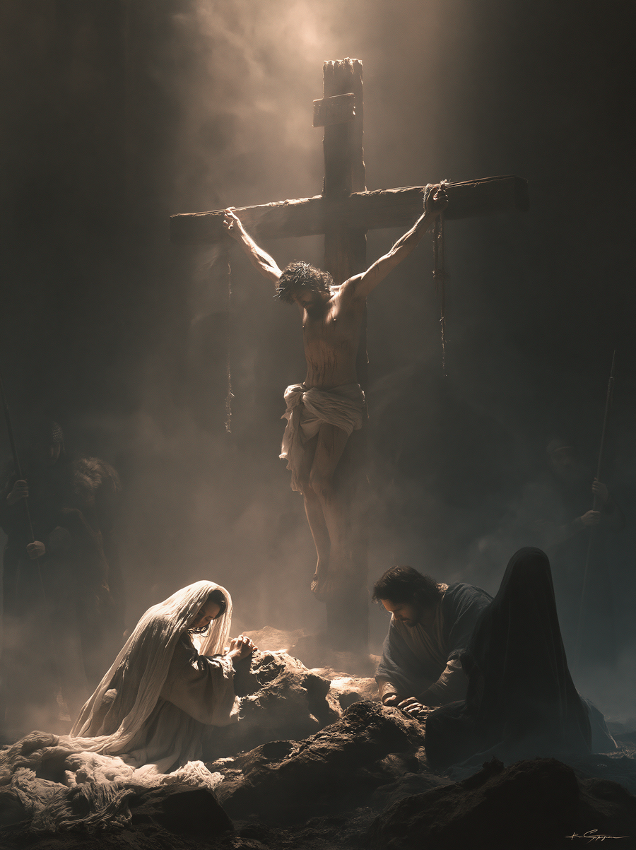 La Crucifixion — Silence sacré · Portrait n° 14